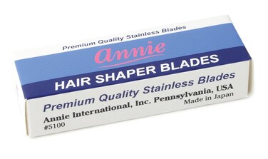 Annie premium quality hair shaper stainless blades 5100 60 pieces total