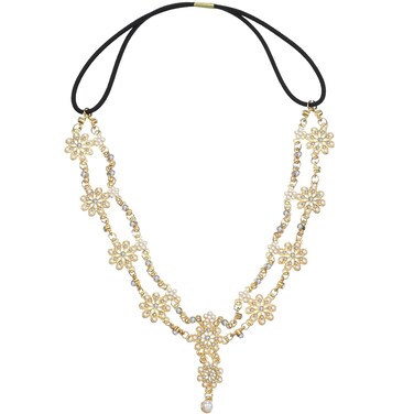 Head Chain Jewelry Headpiece Rhinestone Wedding Headband Headpiece Bohemian Style Rhinestone Headband Diamond Head Chain Hair Accessories for Women Girls Hair Decoration(Silver)