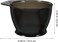 SHERCHPRY Tools Hair Dye Hair Color Mixing Bowls, 2Pcs Hairdressing Tinting Bowls, Plastic Hair Dyeing Bowls, Oil Containers for Salon Hairdressing Hair Dye Conditioner