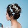 NUOBESTY 4Pcs Wedding Hair Clip Comb Handmade Bridal Hair Clip Pearl Floral Leaf Hair Accessories for Women Wedding ( Green )