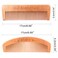 Handmade Wooden Comb for Men and Women,Antistatic Natural Wooden Hair Comb.Fine Teeth and Wide Tooth Combs are Suitable for Dry Hair, Oily Hair, Straight Hair and Men's Natural Curly Hair（2 pcs)）