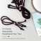 10pcs Cushioned Adjustable Hair Band for Thick, Curly, Natural Hair - Extra Stretchy Hair Ties Perfect For Braids, Pineapple Hair - Afro Puff Ponytail Holder (Brown)