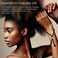 10pcs Cushioned Adjustable Hair Band for Thick, Curly, Natural Hair - Extra Stretchy Hair Ties Perfect For Braids, Pineapple Hair - Afro Puff Ponytail Holder (Brown)