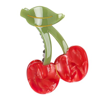 Cherry Hair Clip,Cherry Claw Clips,Cute Small Acetate Fruit Clip for Women &amp; Girl,Cute Hair Accessories,Unique Claw Clips(Red)