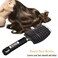 KTKUDY Detangling Brush Boar Bristles Hair Brush Make Hair Shiny &amp; Healthier Curved and Vented Detangler Brush for Women Men Kids Wet &amp; Dry Hair (Black)
