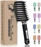 KTKUDY Detangling Brush Boar Bristles Hair Brush Make Hair Shiny &amp; Healthier Curved and Vented Detangler Brush for Women Men Kids Wet &amp; Dry Hair (Black)