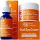Korean Vitamin C Serum + 97.5% Snail Mucin Eye Cream Set for Glowing Skin &amp; Youthful Eyes