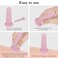 4 Pcs Facial Cupping Set, Silicone Cupping Set, Massage Cupping for Face, Body, Eye, Anti-Aging, Facial Care (Pink)