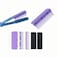 Flat Iron Comb Attachment, Removable Hair Straightener Comb, The Comb for Flat Iron for Black Hair, Professional or Home Use Compact Straightening Comb Styling Tool (Purple)