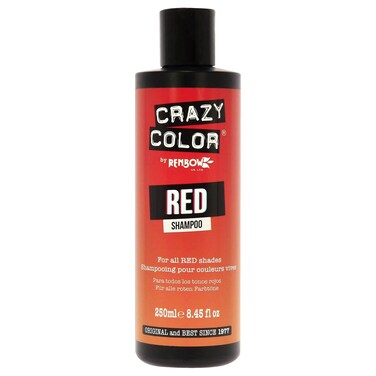Crazy Color Vibrant Color Shampoo - Red for Unisex - 8.45 oz Shampoo