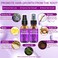 Rosemary Oil Hair Growth Serum W/Rosemary Water &amp; Rice Water Spray Hair Growth,Biotin Castor Oil Argan Oil Caffeine Keratin Reduce Hair Loss,Restore Dry Damaged Hair Regrowth Treatments for Women Men