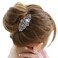 EVER FAITH Bridal Hair Accessories Austrian Crystal Art Deco Wave Wedding Hairpiece Side Comb for Bride Clear Silver-Tone