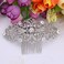 EVER FAITH Bridal Hair Accessories Austrian Crystal Art Deco Wave Wedding Hairpiece Side Comb for Bride Clear Silver-Tone