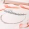 EVER FAITH Women's Austrian Crystal Wedding Teardrop Hair Tiara Headband Clear Silver-Tone