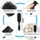 Aozzy 9Pcs Curly Hair Brush Set, Hair Brushes for Women, Round Brush for Blow Drying, Paddle Brush, Fit for Detangling Wet Long Thick Hair, Spray Bottle for Curly Wavy Hair, Family Daily Care (Golden)
