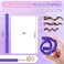 30Pcs Small Foam Hair Curlers, 9.45" Length x 0.47" Diameter, No-Heat Flexible Curling Rods for Short, Medium and Long Hair