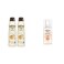 Hawaiian Tropic Weightless Hydration Clear Spray Sunscreen SPF 15 Twin Pack 6oz Each + Face Sunscreen Lotion SPF 30 Travel Size 1.7oz
