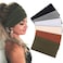 6 Packs Wide Headbands for Women Stretch Headband Boho Women's Hair Band Turban Girls Accessories Non Slip Sports Headbands for Women（Black, Coffee, Dark Gray, Light Gray, Beige, Army green）