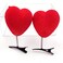 Girl Hair Clips 10 Pieces Heart Hair Clips Love- shaped Boppers Adorable Love Heart Barrettes Hair Accessories for Women Girls Heart Hair Clip