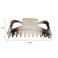 Women's Jumbo Jaw Clip Extra Large Marbelized Hair Claw (Glitter Brown)