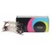 Women's Jumbo Jaw Clip Extra Large Marbelized Hair Claw (Glitter Brown)