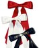 Cute Hair Accessories: Bow Clips, Ribbon Barrettes with Tassels, and Hair Bows for Women in Black and Red
