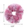 Small Two Tone Fur Scrunchies - Set of 2 (Mauve)