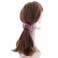 Small Two Tone Fur Scrunchies - Set of 2 (Mauve)