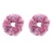 Small Two Tone Fur Scrunchies - Set of 2 (Mauve)