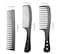 Professional Comb Set Black 6 Piece - Carbon Fiber Anti Static And Heat Resistant Comb-Fine and Wide Tooth Comb for Men and Women - Parting Teasing and Hair Styling