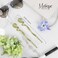 Womens 6.25 inches Long Yellow Twirl Hair Sticks with Glitter and Diamonds Chopsticks - Set of 2