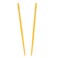 Set of Wooden Hair Sticks With Chinese Dragon Chopsticks Yellow