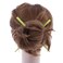Set of Wooden Hair Sticks With Chinese Dragon Chopsticks - Green