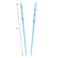Set of Two Women's Wooden Hair Sticks With Butterflies Chopsticks Hair Pin 7 inches Long- Light Blue