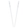 Clear Clear Hair Stick Chop Sticks with Diamond Flower