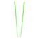 Set of 2 Hair Sticks with 3 Diamonds Chopsticks - Neon Green