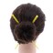 Set of 2 Hair Sticks with 3 Diamonds Chopsticks - Yellow