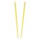 Set of 2 Hair Sticks with 3 Diamonds Chopsticks - Yellow