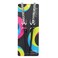 Set of Two Wooden Animal Print Hair Sticks for Women 7.25 inches Long - Black
