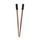 Set of 2 Hair Sticks Chopsticks with Colored Studded Tops - Light Brown
