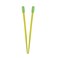 Set of 2 Hair Sticks Chopsticks with Colored Studded Tops 7.5 inches Long for Women - Green