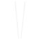 2 Hair Sticks Solid Straight Chopsticks - White