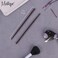 2 Sets of Wooden Hair Sticks Chopsticks (Brown)