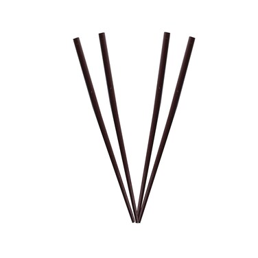 2 Sets of Wooden Hair Sticks Chopsticks (Brown)