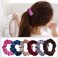 KINGMAS 10 Pcs Hair Ties Velvet Scrunchies, Elastic Flannelette Hair Bands Scrunchy Hair Ropes Women Hair Accessories