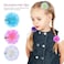 Beaupretty Hair Clips, 6 Pieces Colorful Hair Clips with Fuzzy Pom Pom for Teens, Women, Girls