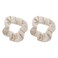 Velvet Solid Scrunchies - Set of 2-Tan