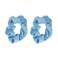 Velvet Solid Scrunchies - Set of 2 - Light Blue