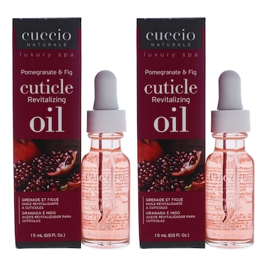 Cuticle Revitalizing Oil - Pomegranate and Fig Manicure by Cuccio for Unisex - 0.5 oz Oil - Pack of 2