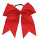 Jumbo Bow Pony with Tails (Red)